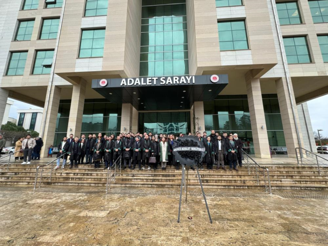 Trabzon Barosu'na üye 61 avukattan tutuklanan 5 taraftar için sessiz protesto: Sadece adalet bekliyoruz