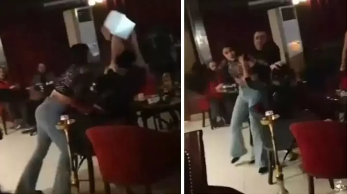 Eğlence mekanında kıskançlık krizi! Herkesin içinde kadına böyle saldırdı
