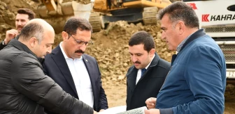Vali Mustafa Masatlı, Belen ilçesinde hükümet konağı inşaatını inceledi