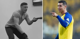 Mesut Özil'in kaslı haline Ronaldo'dan 3 kelimelik yorum