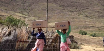 TİKA, Lesotho'da ihtiyaç sahibi ailelere gıda yardımı yaptı