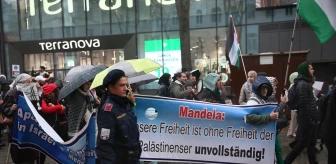 Viyana'da Filistin'e Destek Yürüyüşü Yapıldı