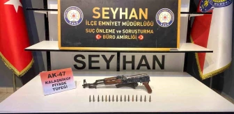 Adana'da Kalaşnikof Bulunan Kişinin Evine Operasyon