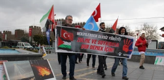 Kayseri'de Sağlık Çalışanları Filistin'e Destek İçin Sessiz Yürüyüş Gerçekleştirdi