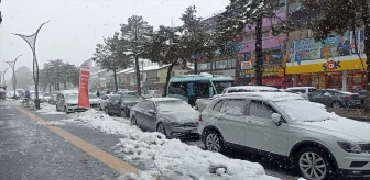 Tatvan'da Kar Yağışı Etkili Oldu