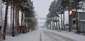 Tokat'ta kar yağışı etkili oldu