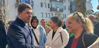 Adalet Bakanı Yılmaz Tunç, Bartın'ın Amasra ilçesinde esnafı ziyaret etti