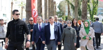 Ahmet Davutoğlu, Denizli'de seçim çalışmalarına katıldı