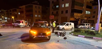 Karabük'te otomobil ile motosikletin çarpışması sonucu 1 kişi yaralandı