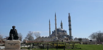 Mimar Sinan'ın ustalık eseri Selimiye Camisi'nde restorasyon çalışmaları devam ediyor