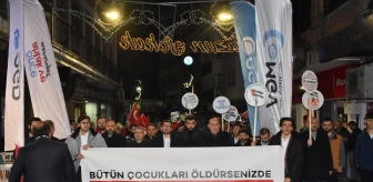 Trabzon'da Filistin'e Destek Yürüyüşü Gerçekleştirildi