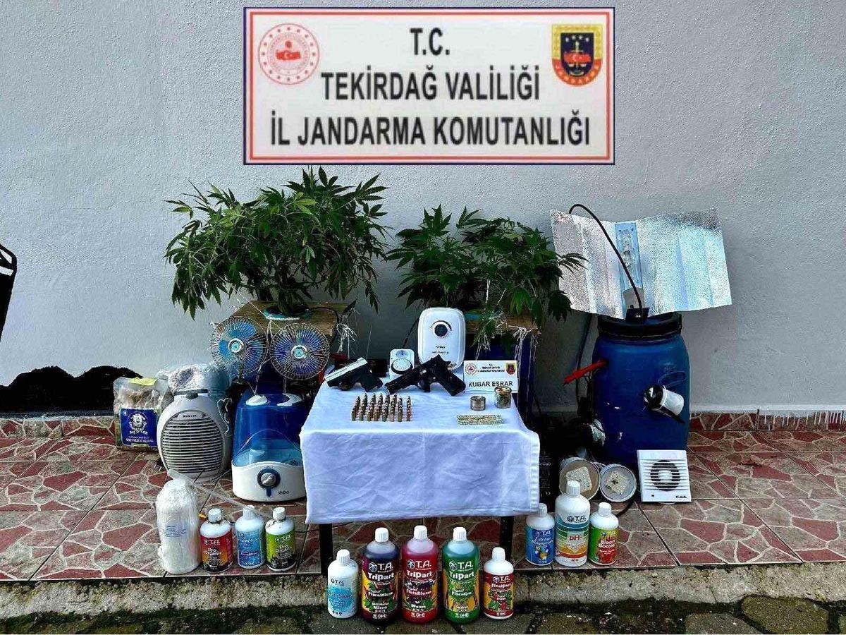 Tekirdağ'da Uyuşturucu ve Silah Operasyonu