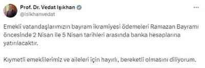 Emekli bayram ikramiyeleri ne zaman yatırılacak? Emekli Ramazan Bayramı ikramiyesi ne kadar? Bakan Işıkhan tarih verdi!