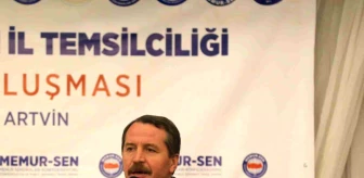 Memur-Sen Genel Başkanı Ali Yalçın: 'Dünyanın her yerinde sendikalar iktidarları protesto ederler, Türkiye'de tam tersi. Gittik CHP'nin önünde protesto ettik'