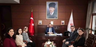Zonguldak Valisi Osman Hacıbektaşoğlu, Kültür ve Turizm İl Müdürü Taner Dursun'u kabul etti