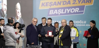 Keşan Belediye Başkanı ve Cumhur İttifakı AK Parti Belediye Başkan Adayı Mustafa Helvacıoğlu, seçim çalışmalarına devam ediyor