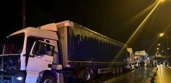 Akşehir'de 4 Tırın Karıştığı Kazada 1 Kişi Hayatını Kaybetti