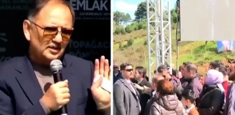 Özhaseki'den kentsel dönüşüm mağduru vatandaşa sert tepki: Mikrofonu atıp giderim