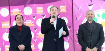 DEM Parti Eş Genel Başkanı Bakırhan, Kars'taki mitinge katıldı