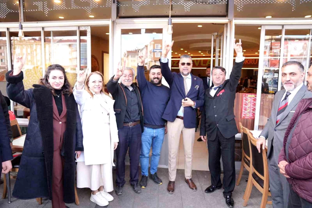 MHP Ankara İl Başkanı ve Prof. Dr. Aysun Bay Karabulut Gölbaşı'nda Esnafı Ziyaret Etti