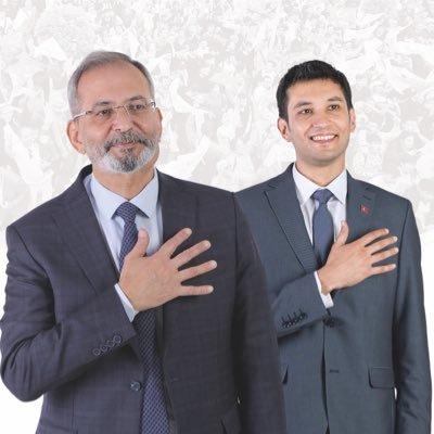 Tarsus Belediye Başkanı Haluk Bozdoğan ve oğlu Memleket Partisi Tarsus Belediye Başkan adayı Ozan Bozdoğan