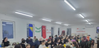 Türk Kızılay, Srebrenitsa soykırımı mağdurlarının ailelerine iftar programı düzenledi