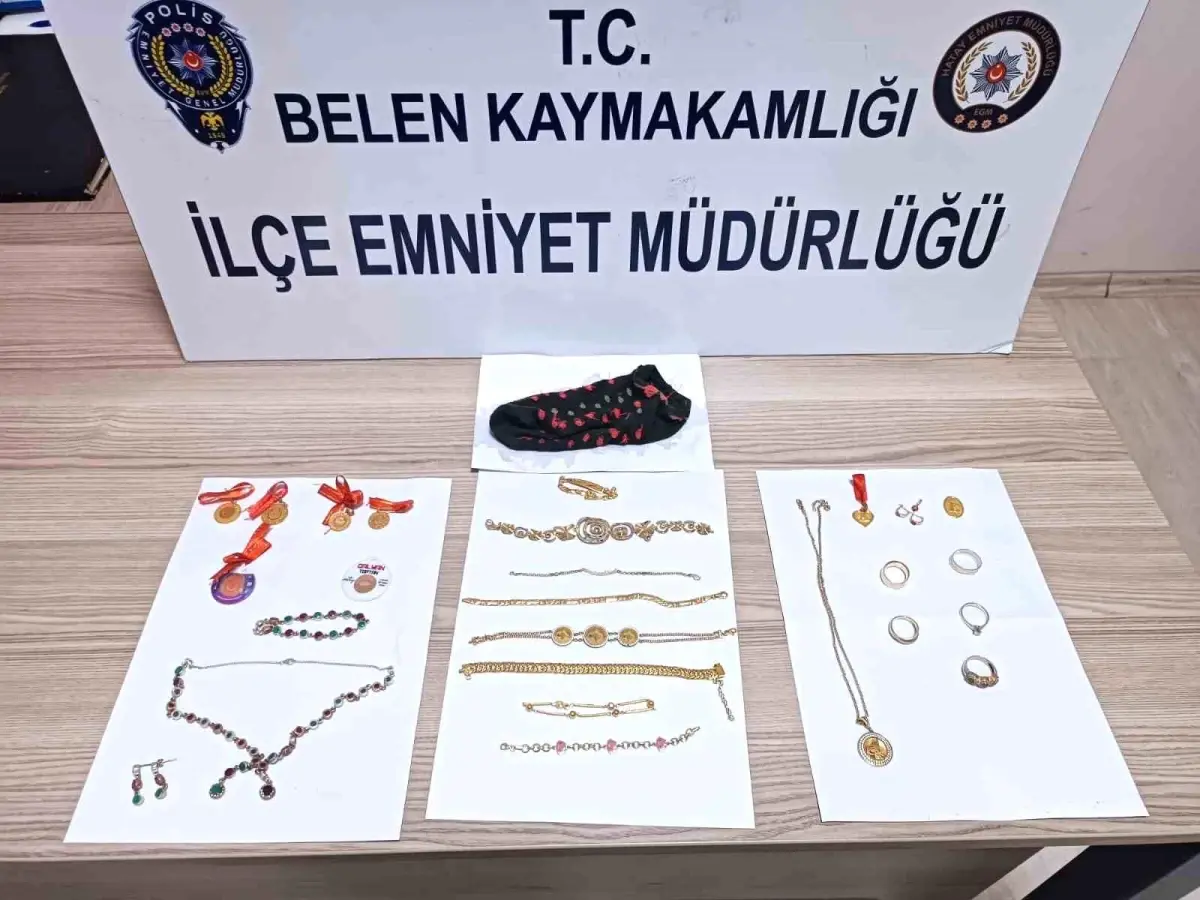Hatay'da 250 Bin TL Değerinde Ziynet Eşyası Çalan 3 Şahıs Yakalandı