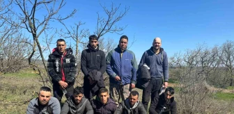 Edirne'de 9 Kaçak Göçmen Yakalandı