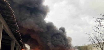 Çorlu'da Atık Depolama Tesisi Yangını
