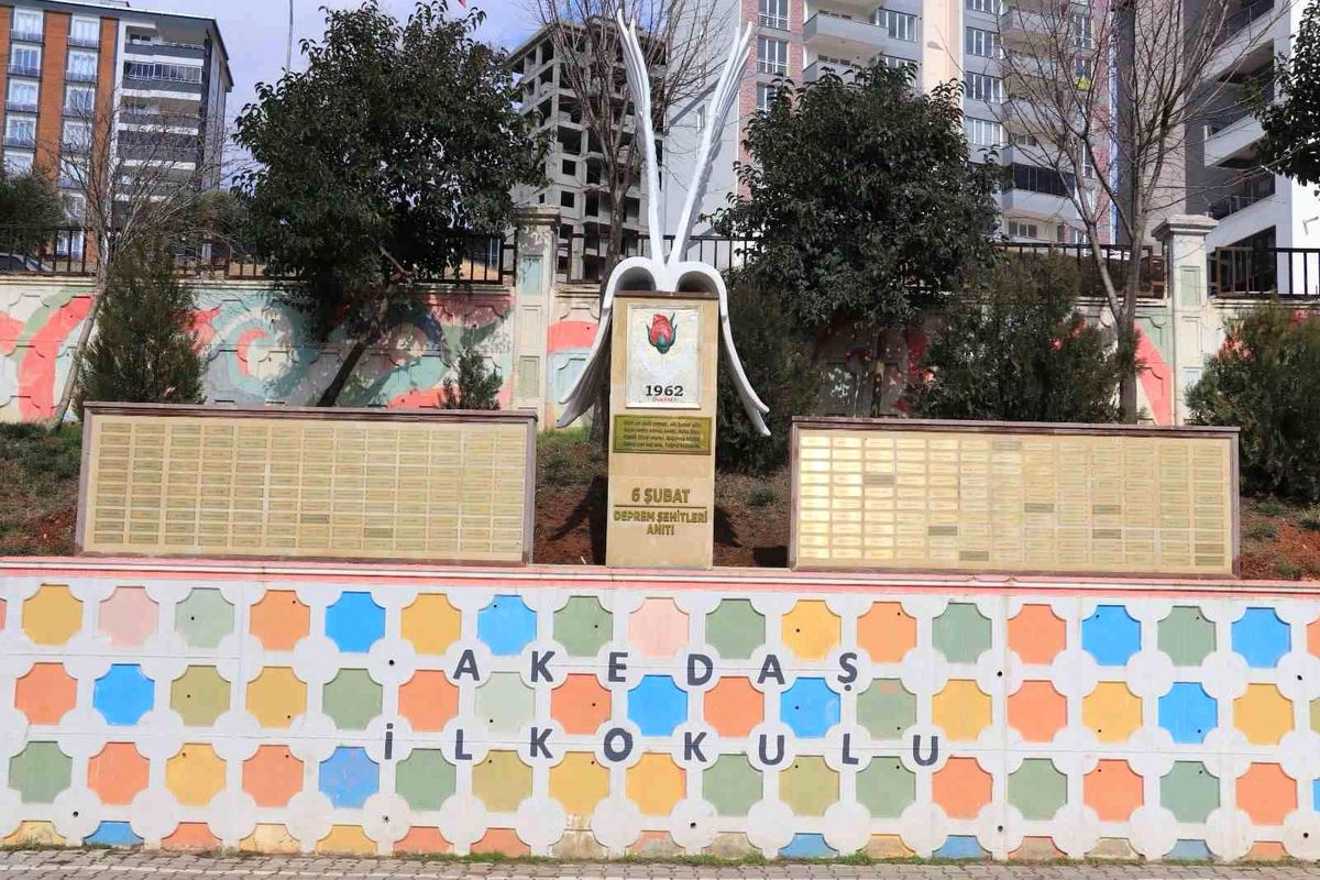 Kahramanmaraş'ta 6 Şubat Deprem Şehitleri Anıtı Yapıldı