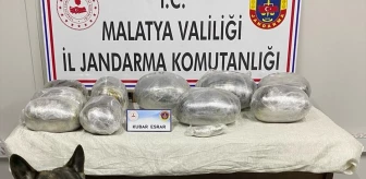 Malatya'da 18 kilogram esrar ele geçirildi, 2 şüpheli tutuklandı
