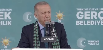 Miting alanında atılan slogan Cumhurbaşkanı Erdoğan'ı şaşırttı