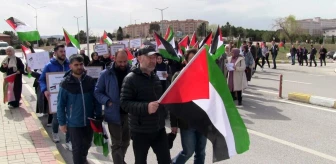 DPÜ Öğrencileri Filistin'deki Şiddeti Protesto Etti