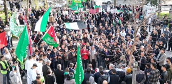 Şanlıurfa'da Büyük Filistin Yürüyüşü düzenlendi