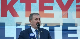 BBP Genel Başkanı Mustafa Destici, Günyüzü'nde hizmet vaatlerini açıkladı