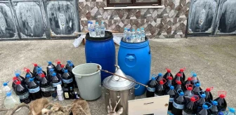 Çanakkale'de sahte içki operasyonu: 450 litre sahte şarap ele geçirildi