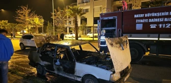 Hassa'da akaryakıt istasyonunda çıkan yangında 2 kişi yaralandı