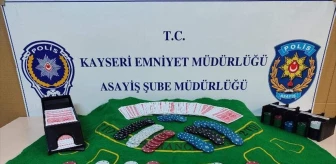 Kayseri'de polis kumar operasyonu: 24 kişiye işlem yapıldı