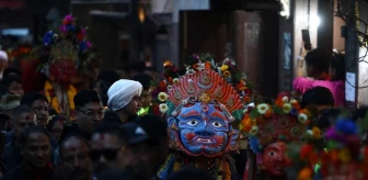 Nepal'de düzenlenen Shree Pachali Bhairav Khadga Siddhi Jatra Festivali başladı