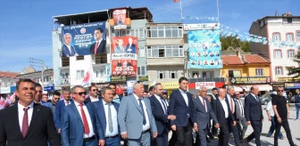 DP Genel Başkanı Gültekin Uysal İscehisar'da mitinge katıldı