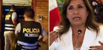 Lüks saatleri başına iş açtı! Peru Devlet Başkanı Boluarte'nin evini kuşatan polis, kapıyı koçbaşıyla kırdı