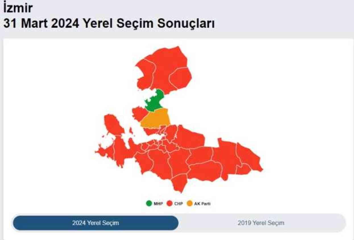 2024 NARLIDERE YEREL SEÇİM SONUÇLARI | İzmir Narlıdere'de hangi parti, kim önde? AK Parti mi, CHP mi kazanıyor?