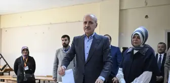 TBMM Başkanı Numan Kurtulmuş, oyunu Fatih'te kullandı