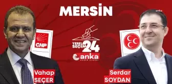 Mersin'de yerel seçimlerde CHP adayı Vahap Seçer önde