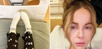 Gizemli bir hastalıkla mücadele eden İngiliz oyuncu Kate Beckinsale, Paskalya kutlaması için hastaneden fotoğraf paylaşarak hayranlarını korkuttu