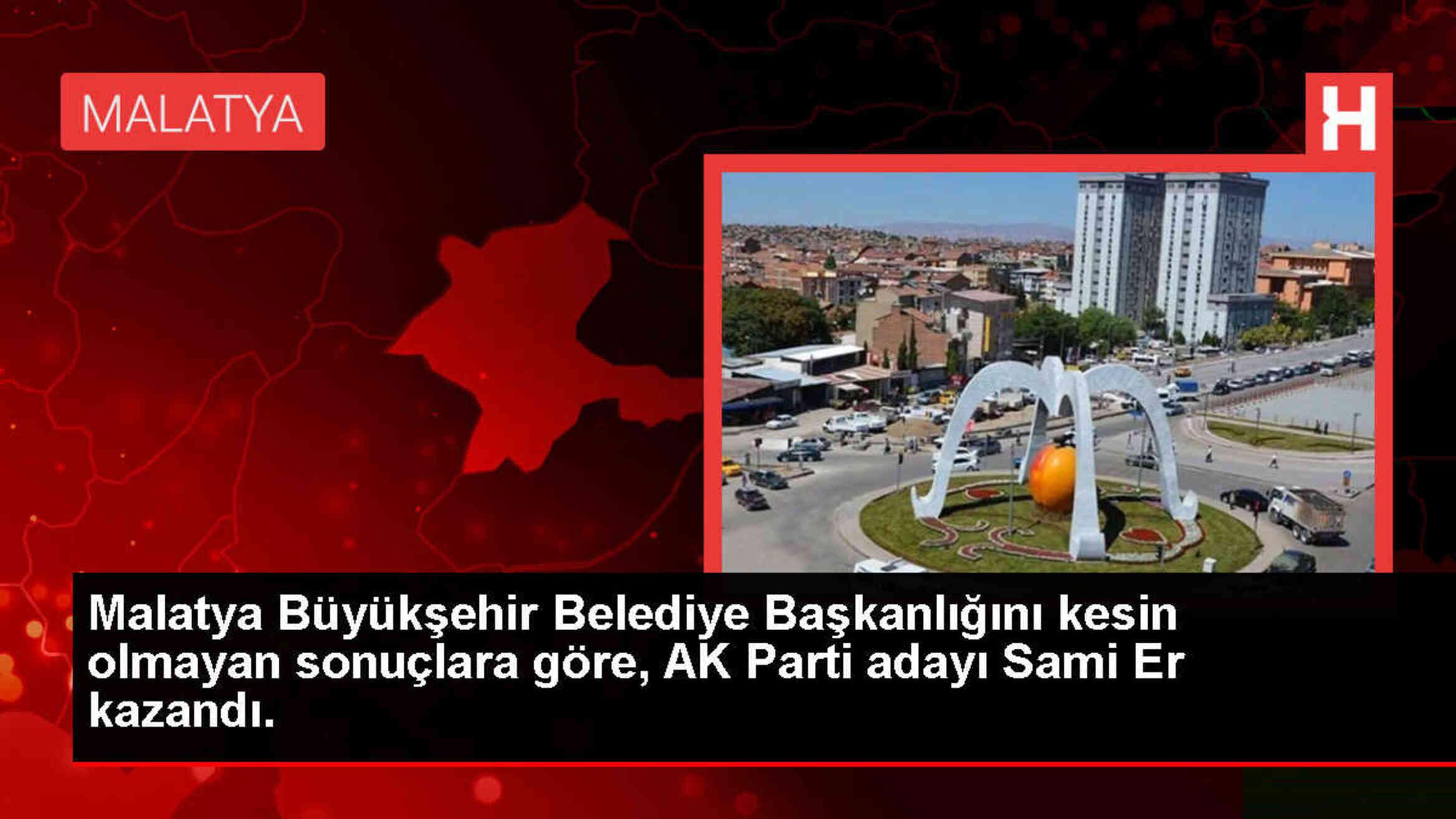 Malatya Büyükşehir Belediye Başkanlığı Seçimlerinde Sami Er AK Parti adayı olarak kazandı