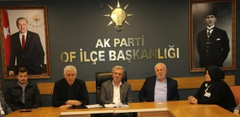 Of ilçesinde AK Parti adayı üçüncü kez belediye başkanı seçildi