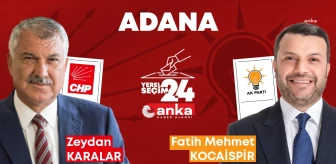 Adana'da yerel seçimlerde CHP adayı Zeydan Karalar önde