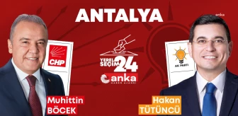 Antalya'da yerel seçimlerde CHP adayı Muhittin Böcek önde