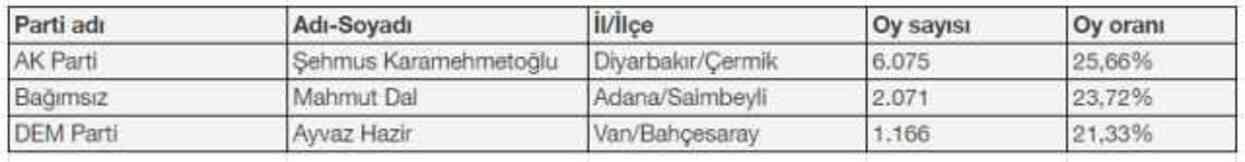 31 Mart'ın 'en'leri! İşte AK Parti ve CHP'nin en yüksek oy oranıyla kazandığı belediye başkanlıkları